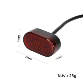Hátsó lámpa  Ninebot F széria | LED