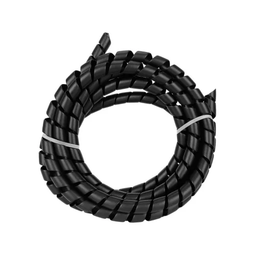 Fekete műanyag kábelkötegelő 8mm – 2m