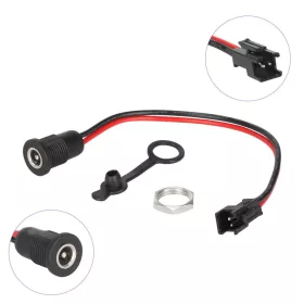 DC 2,1 mm töltőcsatlakozó – E-roller