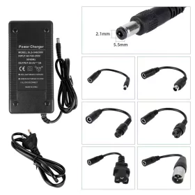 54.6V2A DC2.1 /Töltő 6 db kábellel（EU plug)