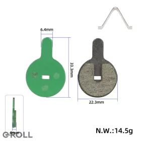   Zöld fékbetét – Kukirin G2 Pro / G2 Max / T3 /A1 elektromos rollerhez