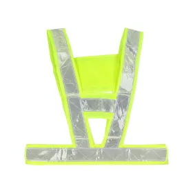 Fényvisszaverő mellény  fluoreszkáló zöld