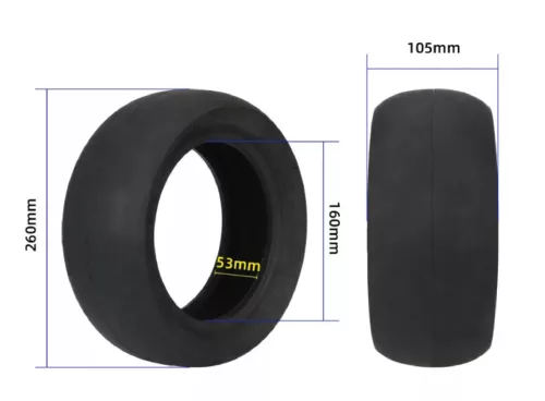 100/55-6,5 külső gumi (tubeless) 11"