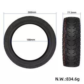 70/60-7,5 off-road külső gumi ( tubeless )