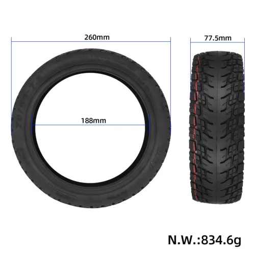 70/60-7,5 off-road külső gumi ( tubeless )