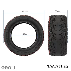 90/55-6 Off-road tömlő nélküli gumi 10"