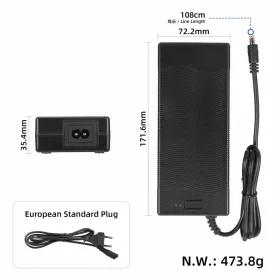 Töltő  Kukirin G2 | 54.6V 2.0A | 48V