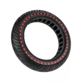   50/75-6.1 8,5" tömör gumi piros pöttyökkel 8.5x2.0 8 1/2*2