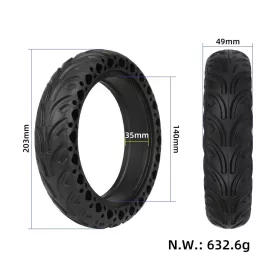 8 1/2x2Tömör gumi/ Xiaomi M365（fekete）