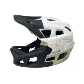 Bukósisak  Integra Cross | M | krém/zöld 55-58 cm 