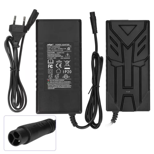  54.6V2A töltő kicsi LP16-3P fejjel (EU plug)