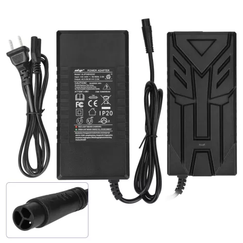  54.6V2A töltő  LP16-3Pfejjel (US plug)