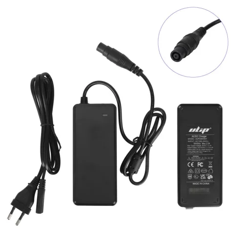  53.6V/54.6V 2.3A töltő Xiaomi 4 Pro Plus/4 Pro Max/Xiaomi 5 Max/ Ninebot G3 F3 GT3 ZT3 (EU plug)