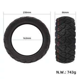 Külső gumi  10×3-6,5 tubeless | offroad