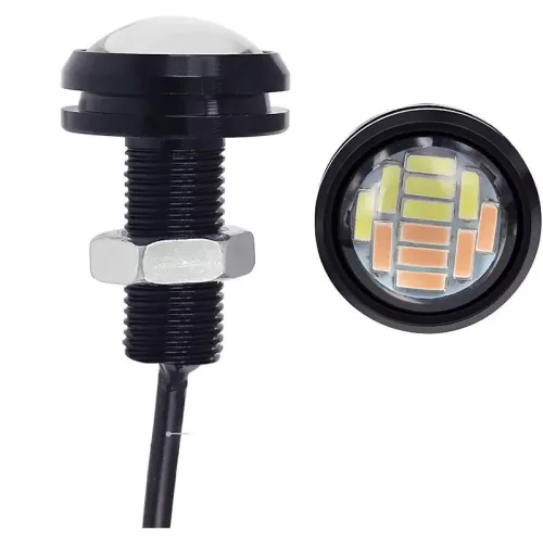 LED lámpa szett  Eagle Eye | 2×12 LED sárga-fehér