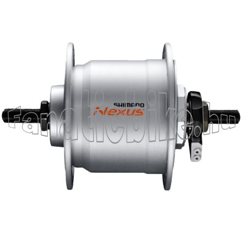 Shimano Nexus DH-C3000-3N-N 3W 36ly dinamós elsőagy ezüst 