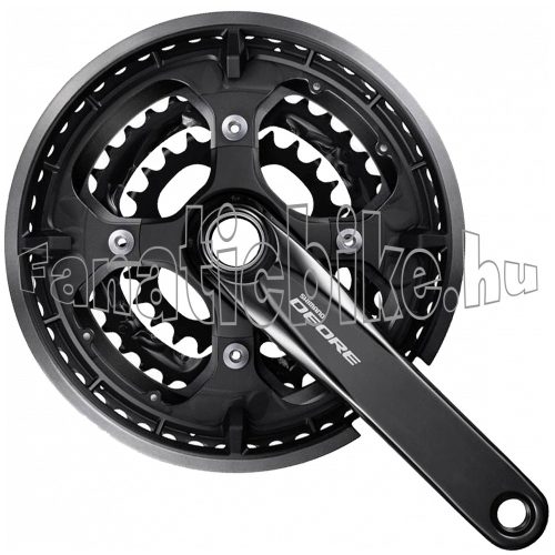 Shimano Deore FC-T6010 175mm 48X36X26F integrált hajtómű HG-X 10-es, láncvédővel, fekete