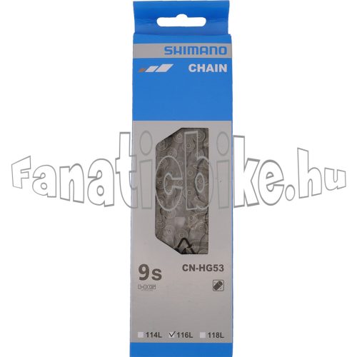 Shimano CN-HG53 9 sebességes 116 szemes lánc