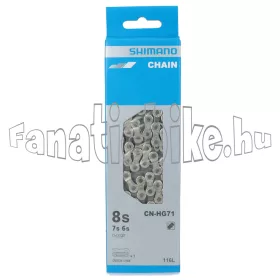   Shimano CN-HG71 6-7-8 sebességes 116 szemes lánc + patentszem