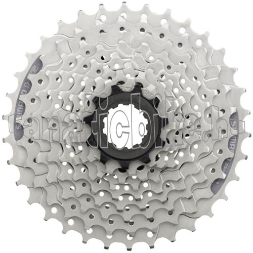 Shimano CS-HG201-9 sebességes (11-36) fogaskoszorú ezüst