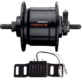   Shimano Nexus DH-C3000-3N-N 3W 36ly dinamós első agy feszültség szabályzóval fekete