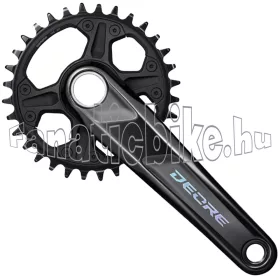   Shimano FC-M6100-1 Deore 12-s 165mm 32F integrált MTB hajtómű
