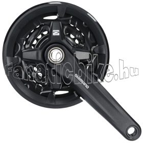   Shimano Altus FC-MT2103 170mm (40X30X22) 9-es, integrált, láncvédős, hajtómű fekete