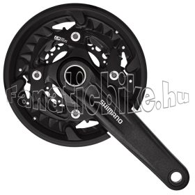   Shimano Deore FC-MT500 175mm 40X30X22F HG-X 10-es láncvédős integrált hajtómű fekete