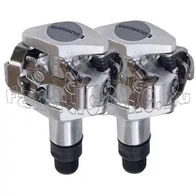 Shimano PD-M505 MTB pedál stoplival ezüst