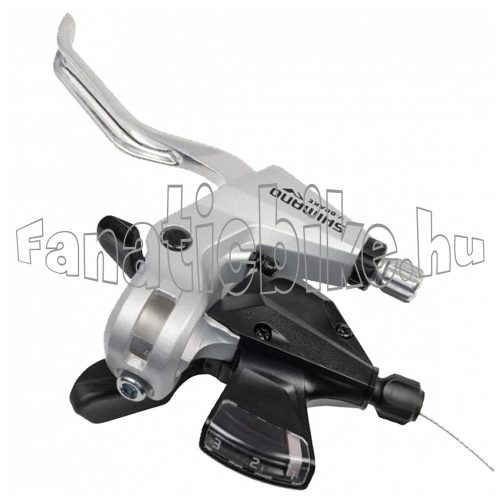 Shimano Altus ST-M3102 bal 3-as fékváltókar 2-ujjas V-fékhez ezüst