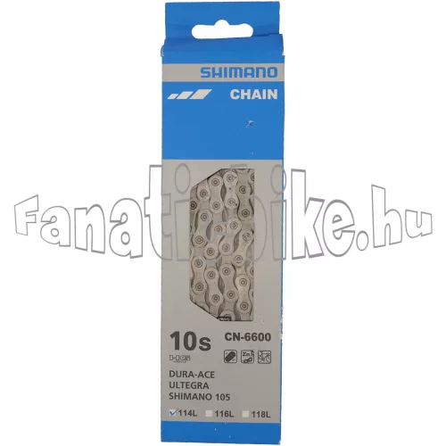 Shimano Ultegra CN-6600 10 sebességes 114 szemes lánc dupla/tripla hajtóműhöz