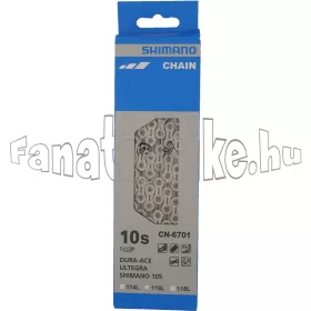  Shimano Ultegra CN-6701 10 sebességes 116 szemes lánc dupla hajtóműhöz