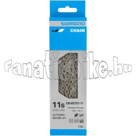   Shimano CN-HG701Q 11 sebességes 116 szemes HG-X lánc + patentszem