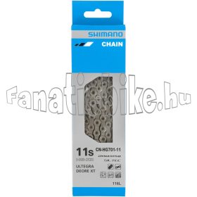   Shimano CN-HG701-11 11 sebességes 138 szemes HG-X lánc + patentszem