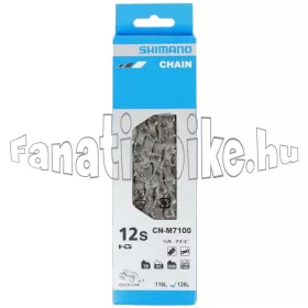   Shimano SLX CN-M7100 12 sebességes 126 szemes HG lánc + patentszem