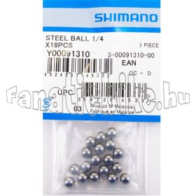Shimano 1/4-es golyó (18db)