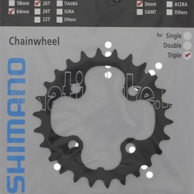 Shimano FC-M590 26 fogú lánctányér fekete 