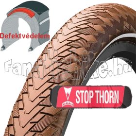   Mitas (Rubena) V99 Cityhopper 26x2,25 (57-559) (APS) Stop Thorn Smart barna reflektoros gumiköpeny