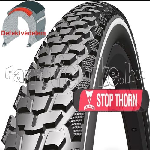 Rubena V84 Gripper 28x1,60 (42-622) Stop Thorn Advanced reflektoros gumiköpeny