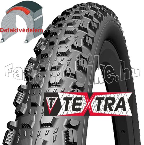 Rubena V98 Kratos 27,5x2,25 (57-584) (650B) Tubeless Ready Textra hajtogatható gumiköpeny