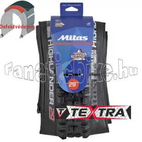   Mitas (Rubena) R02 Highlander 29x2,45 (62-622) DH Supra Max Textra+ hajtogatható gumiköpeny