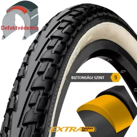   Continental Ride Tour 26x1,75 (47-559) fekete/fehér gumiköpeny