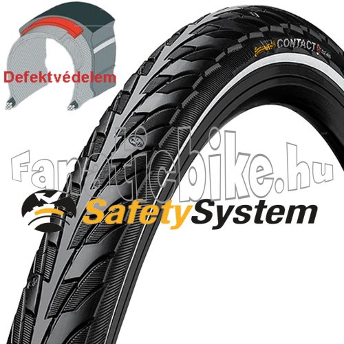 Continental Contact reflektoros SL  26x1,75 (47-559) köpeny