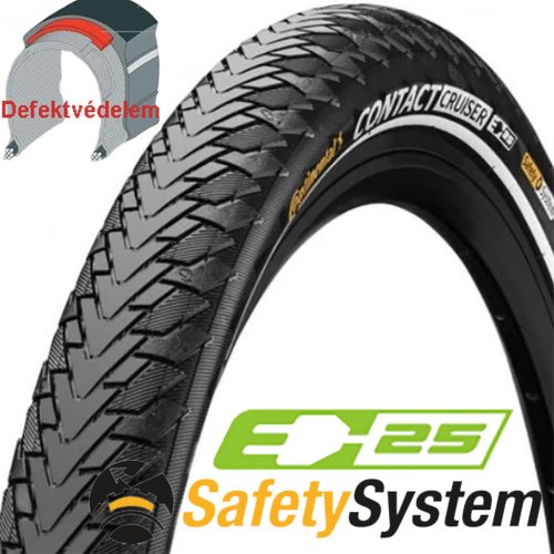 Continental Contact Cruiser 26x2,00 (50-559) reflektoros gumiköpeny