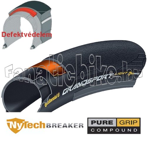 Continental Grand Sport Light 23-622 700-23C köpeny  