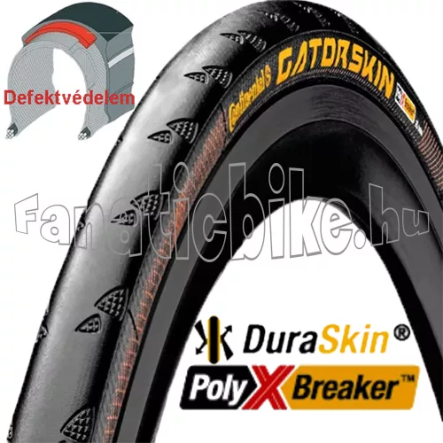 Continental Gatorskin Duraskin 25-622 (700x25C) gumiköpeny