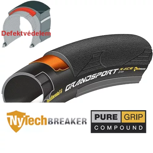 Continental Grand Sport Race SL 25-622 (700x25C) gumiköpeny