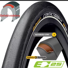   Continental Contact Speed SL 37-622 (700x35C) reflektoros gumiköpeny