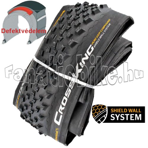 Continental Cross King 29x2,00 (50-622) ShieldWall hajtogatható gumiköpeny