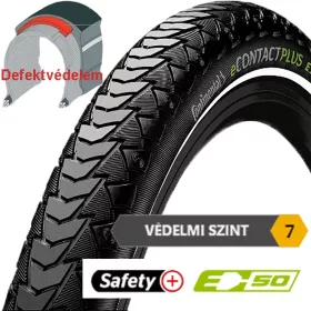   Continental eContact Plus 28x2,20 (55-622) reflektoros gumiköpeny